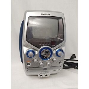Karaoke‎ Monitor System Memorex MKS8501 CD Graphics 5.5" CD System Inputs Works